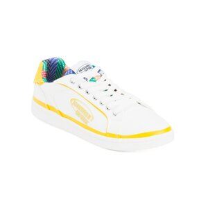 MISSONI White/yellow Canvas Cassetta Logo Sneakers